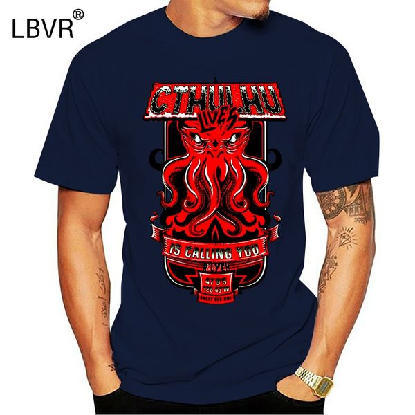 

cthulhu gofibaby men's t-shirt 2019 short sleeve cotton t shirts man clothing