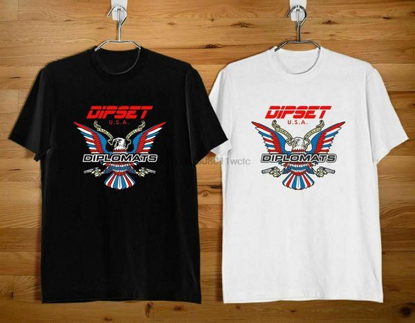 

new dipset the diplomats rap black and white t-shirt usa size s-xxxl zm1