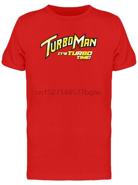 

jingle all the way retro turbo man men's red t-shirt