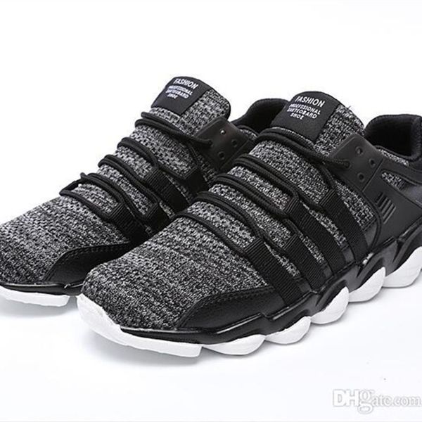 

luxury running shoes brand designer sneakers lace up memory foam casual walking running gym sport trainers shoes size 39-48, Black