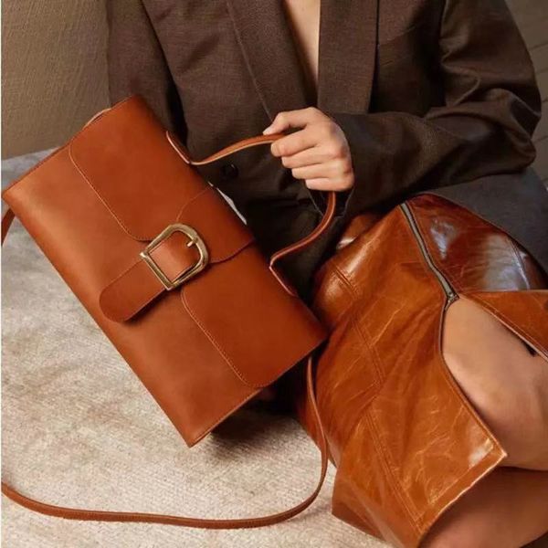 

vintage handbag buckle rectangle bag 2020 famous brands women fashion shoulder crossbody bag pu leather pillow
