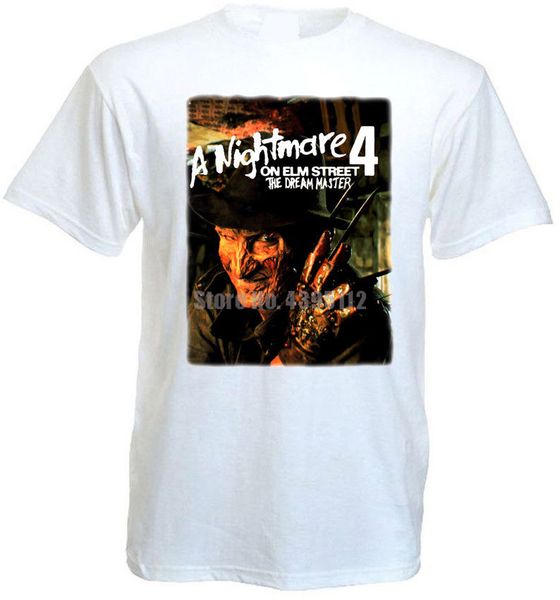 

кошмар на улице вязов 4 v4 t-shirt white poster все размеры s ... 5xl