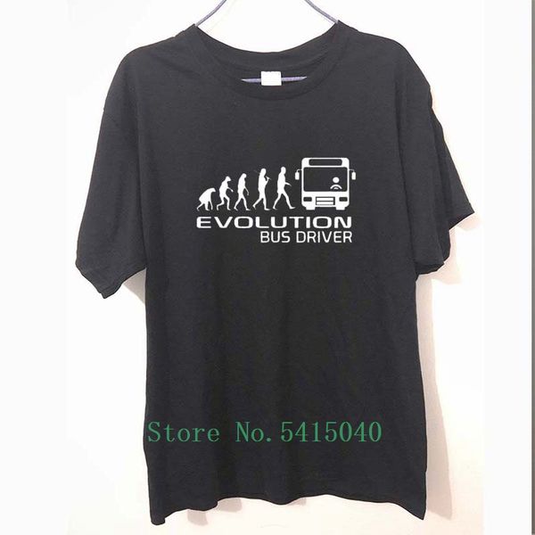 

new mens fashion 2016 evolution of a bus driver short sleeve t shirt men funny t-shirt tshirt camiseta
