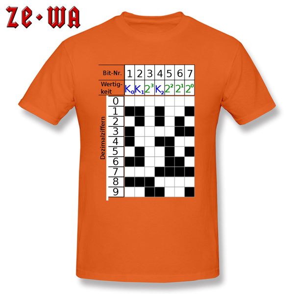 

bcd code t shirts box orange funny tshirts oversized clothing summer fashion sweatshirt casual t shirt brand shirts male