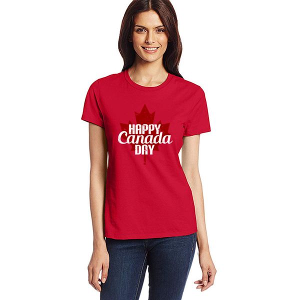 

happy canada day t-shirt print funny men's tshirt short sleeve t shirt tees