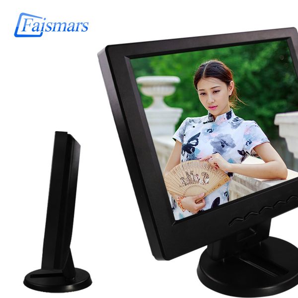

monitors m121b-pf/ faismars 12.1 inch square 1024*768 resolution 4:3 ratio black plastic case lcd 12" computer deskdisplay