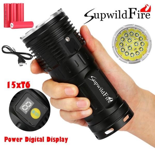 

bike lights highest lumen most powerful xhp90 long-range led tactical zoom xhp70.2 torch light use 26650 large battery0307