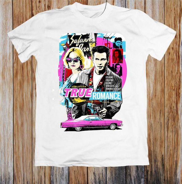 

true romance 90s retro movie poster t shirt available more colours and size tee shirt