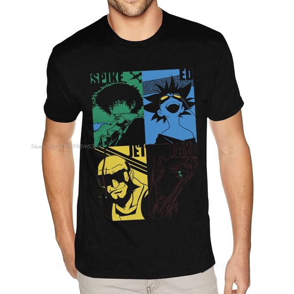 

завышение ковбой бибоп тройники рубашки мужчины простой дизайн с коротким рукавом o-образным вырезом мужские футболки оптом винтажная lookin