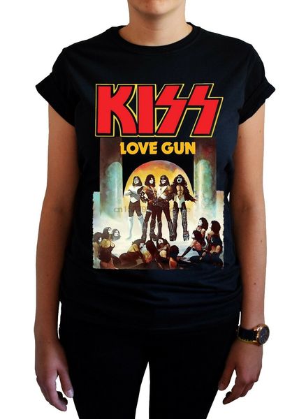 

kiss love gun ver. 1 paul stanley gene simmons t-shirt (black) xs-2xl