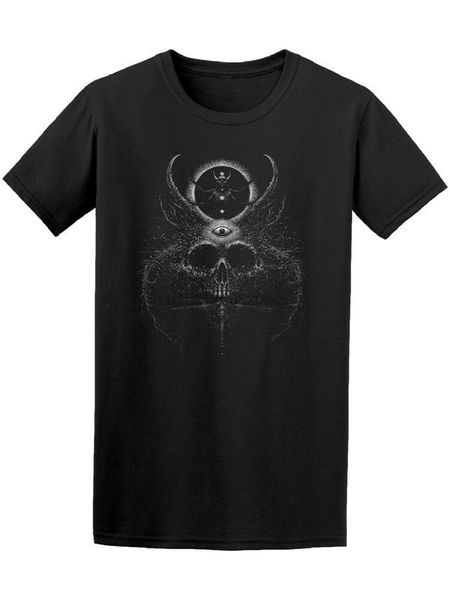 

psychedelic mystic skull graphic mens tee -image by loose size ajax tee shirt