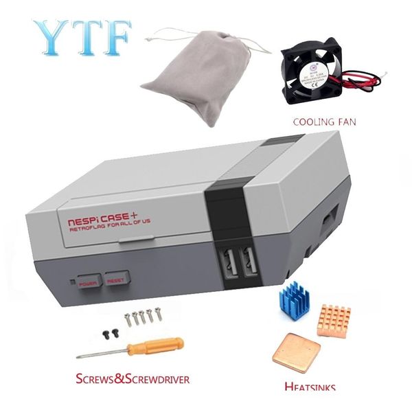 

demo board accessories upgrade pi retroflag nespi case plus safe shutdown functional power button kit for raspberry pi 3 4 b /3/2b