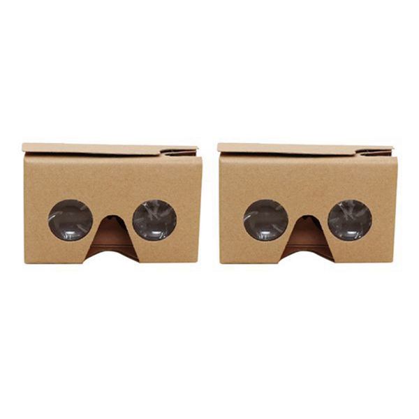 

glasses 2pcs 3d for google cardboard v2 valencia 4.5- 6inch smartphone with headband
