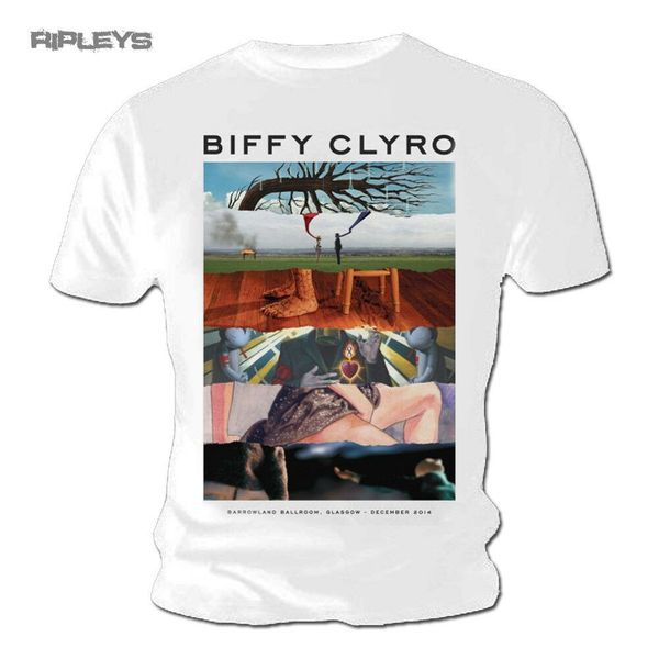 

official t shirt biffy clyro white album montage rip all sizes