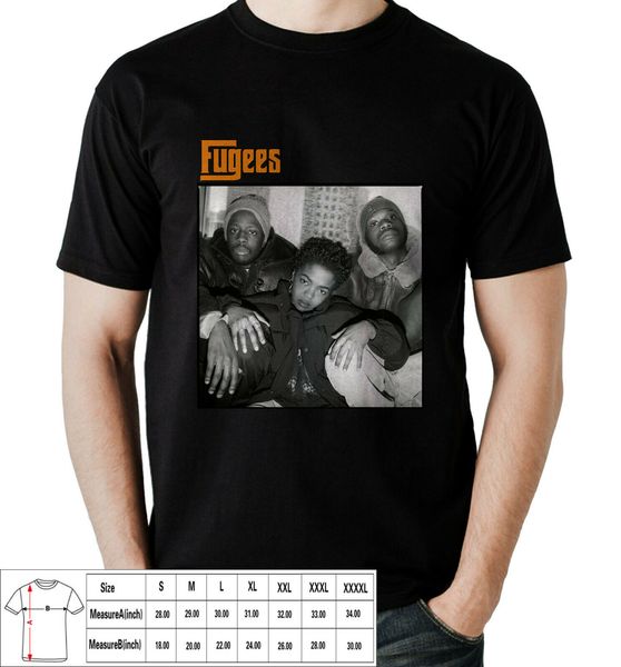 

fugees lauryn hil hip hop rapper singer t shirt men women usa size summer style tee shirt