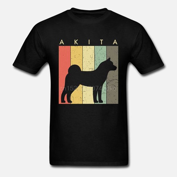 

retro vintage style akita dog t-shirt