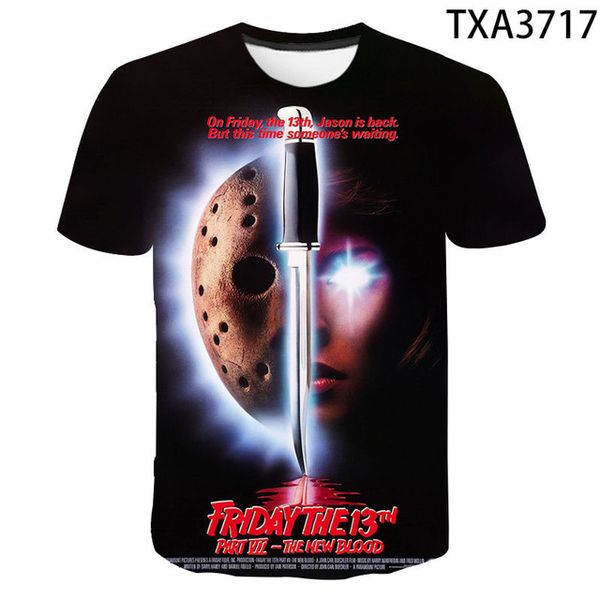 

and new friday the 13th clothing wild street trend 3d print shirts kawaii hippie plus size men clothing