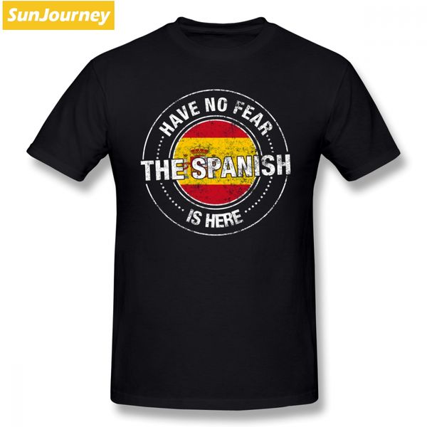 

have no fear the spanish is here t shirt custom short sleeve clothes for men fashion crazy plus size cotton tee shirts homme