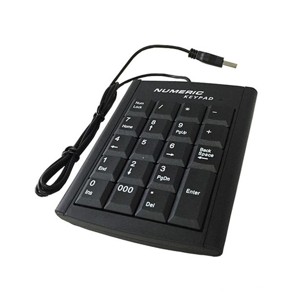 

landas mini wired usb numeric keypad for deskpc 19keys with stand numbic keypad for lapbank account home office use