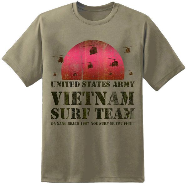 

mens апокалипсис сегодня вьетнам surf team t shirt подполковник билл килгор вьетнам фильм