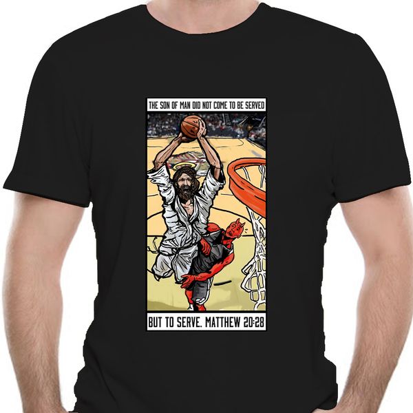 

for man ball is life god jesus vs evil t shirt popular homme tee shirt 100% cotton plus size t-shirt 9216d
