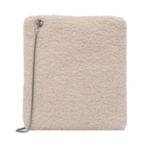 

shoulder crossbody bag selling delicate soft surface durable fashion solid women plush small chain messenger handbag