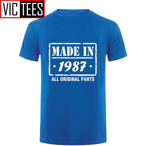 

men made in 1987 mens funny t shirt mens clothing 31rd birthday t shirt