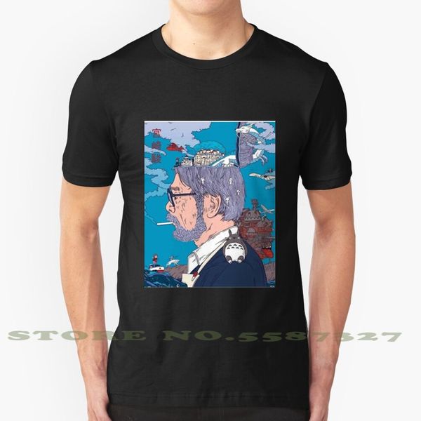 

hayao miyazaki summer funny t shirt for men women my neighbor totoro grave of the fireflies porco rosso princess mononoke howls