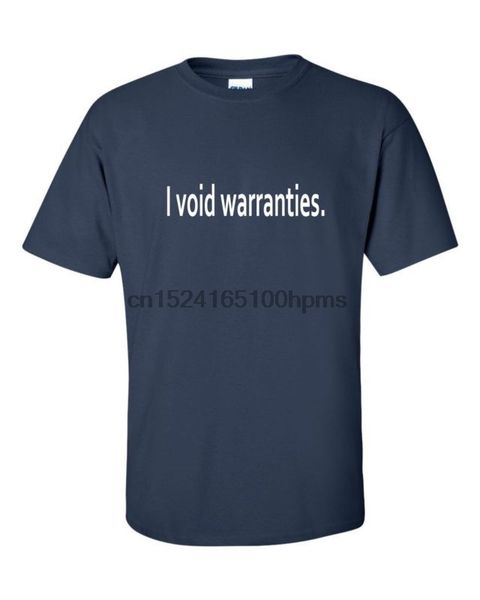 

i void warranties mens geek t-shirt computer tech engineer pc funny cool tee