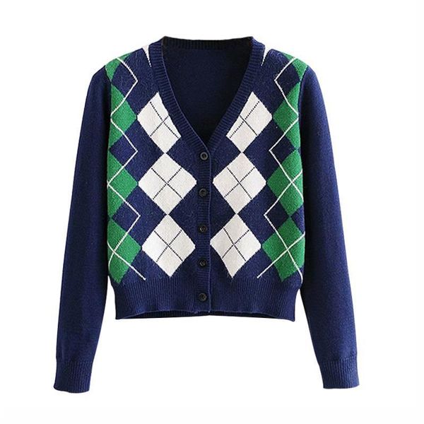 

women cardigan sweater 2020 new retro fashion england style sweater women elegant lattice street cardigan sweater sweaters coat, White;black