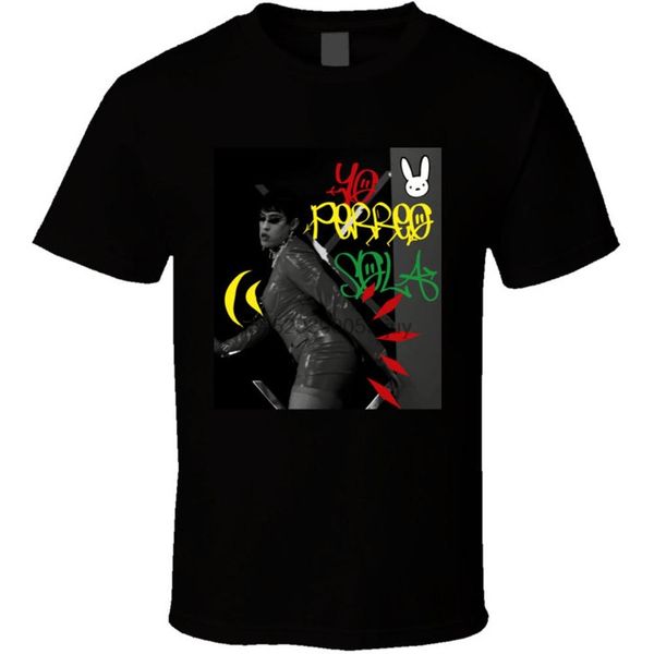

yhlqmdlg bad bunny yo perreo sola reggaeton regueton black t shirt
