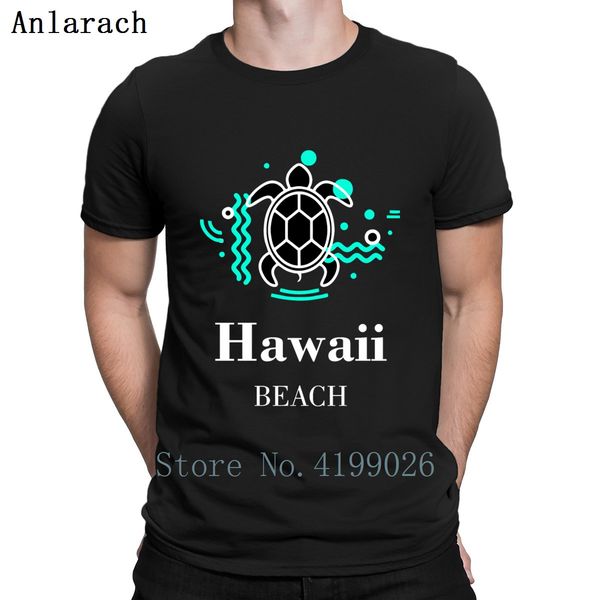 

hawaii beach turtle turquoise white t shirt round neck slim spring autumn vintage short sleeve graphic comfortable create shirt
