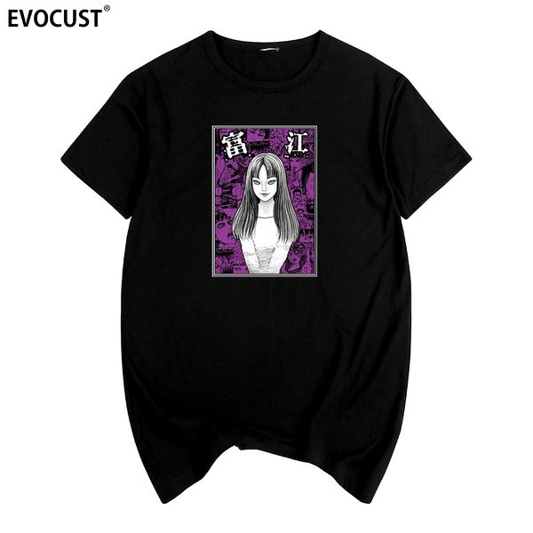 

junji itou kawakami tomie japanese anime manga japan weeaboo otaku horror t-shirt cotton men t shirt new tee tshirt womens