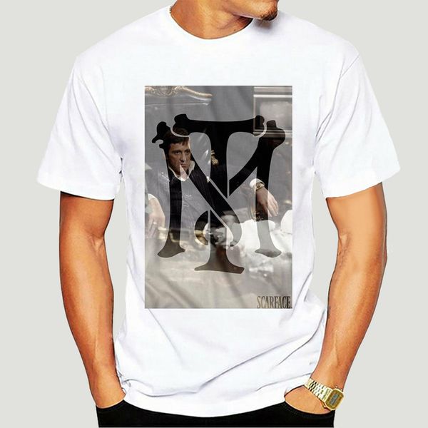 

men official scarface movie al pacino t-shirt tony montanya cotton sm - 5xl-2316a