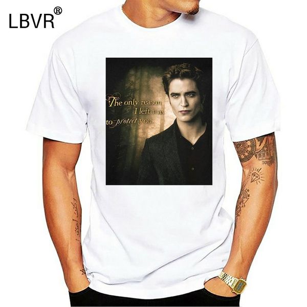 

mens twilight saga new moon edward protect you black graphic tshirt new #13124v