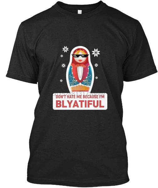 

мужчины футболка blyatiful матрешка женщины t-shirt