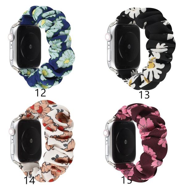 

for apple watch band cloth bracelet with pattern flower strap for iwatch 4/3/2/1 38mm 40mm 42mm 44mm