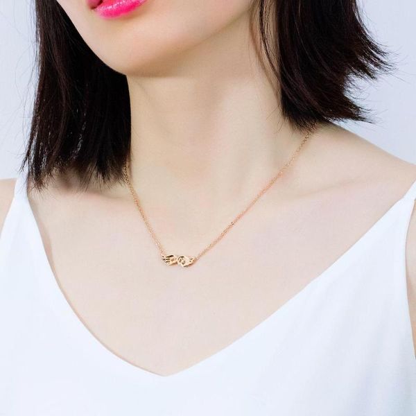 

20шт ожерелье для женщин розы цепи роскоши золота дамы ожерелье сыпучих детали оптом ювелирные изделия из нержавеющей сталь, металл, Silver