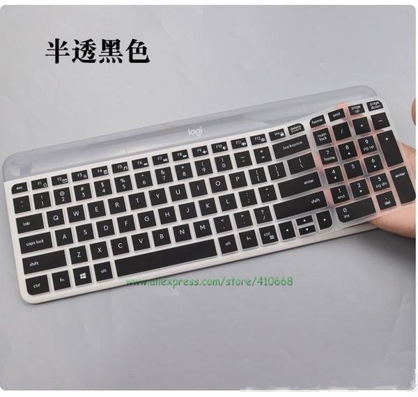 

for 470 k580 slim wireless keyboard silicone dustproof wireless deskkeyboard cover skin protector k580 470