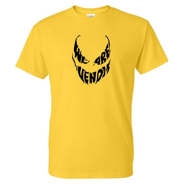 

marvel t-shirt we are venom fashion streetwear solid color printed tshirt cotton men women casual t shirt tees