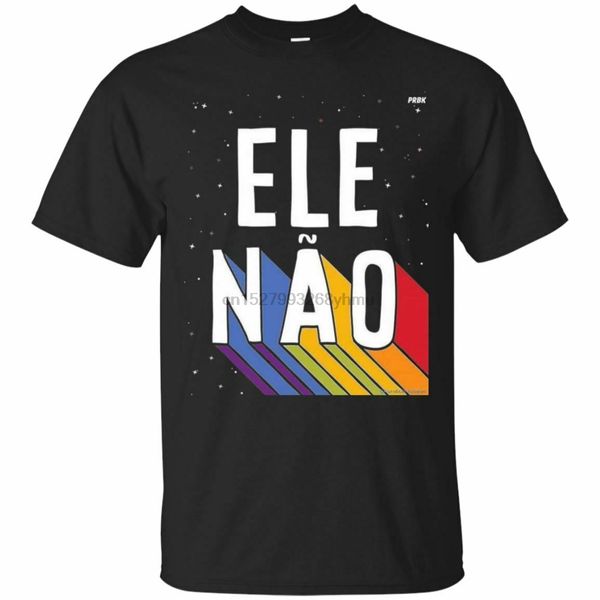 

black t-shirt - ele nao brazil against bolsonaro presidente 2018 short sleeve