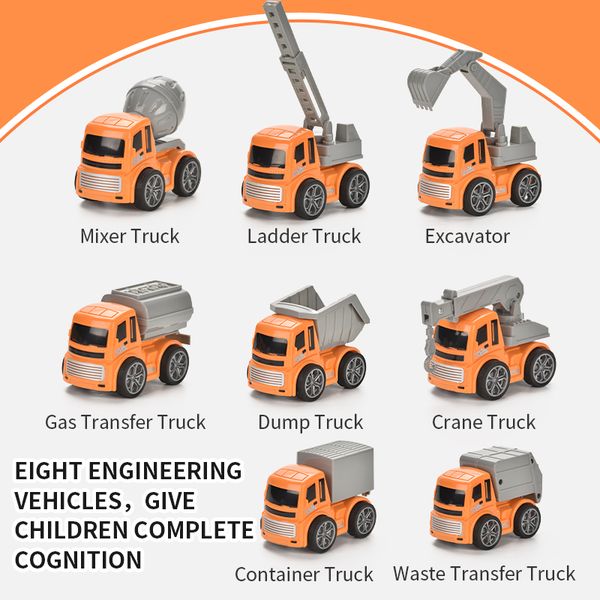 

kid toys model car toys urban engineering vehicle pull back car 2020 sell gift of the child