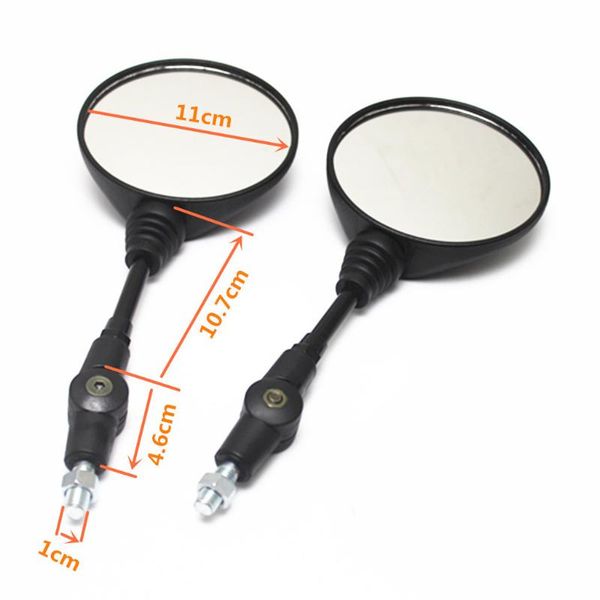 

wide screen rearview mirror end unique design 1pair side mirrors round