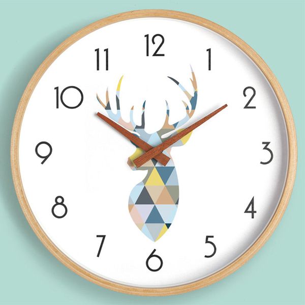 

nordic digital wall clock modern design silent minimalist mute wall clock kitchen living room reloj de pared home decor bb50