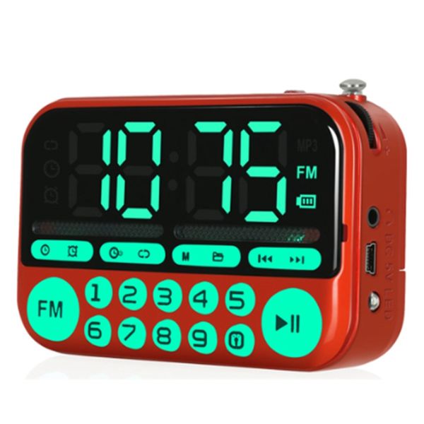 

kk22 large sn radio mp3 card speaker portable music player