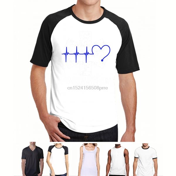 

смешные люди тенниска женщины новизна тенниску фельдшер heartbeat shirtcool t-shirt