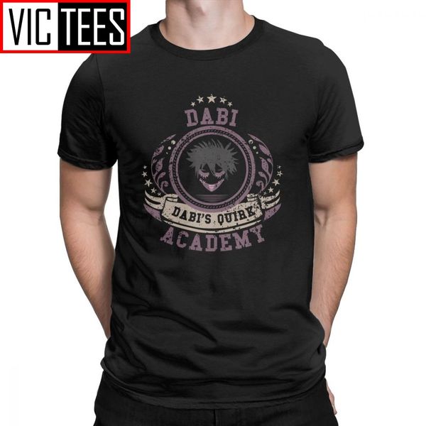 

man's dabi men t shirts my hero academia t-shirt streetwear crew neck short sleeved clothes cotton tees plus size