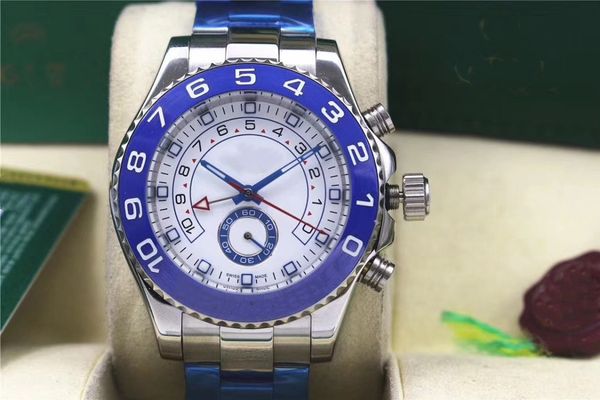 

2020 qualite 42mm/44mm large dial men's automatic watch ceramic bezel 316l stainless steel strap multifunction 2813 sapphire, Slivery;brown