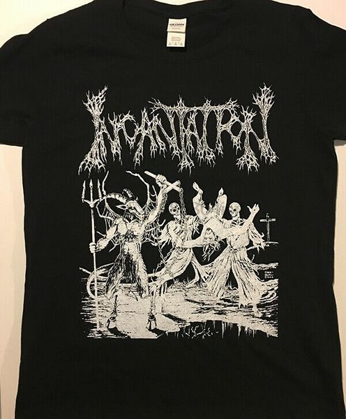 

incantation ladies t shirt death metal immolation morbid angel mayhem venom s-xl