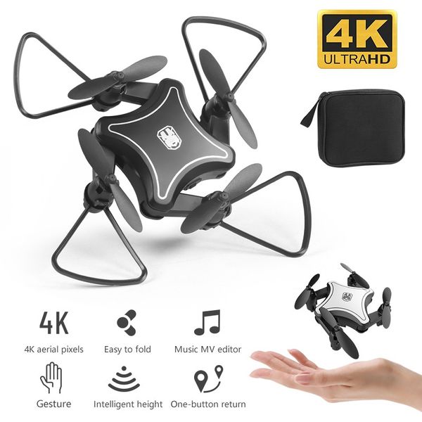 

2020 new original mini drone folding uav rc drone with 4k hd video camera 4-axis dron rc quadcopter kids helicopter drones toys